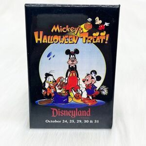 🔮 5/$25 Disney Mickey's Halloween Treat Disneyland Mickey Goofy And Donald‎ Pin